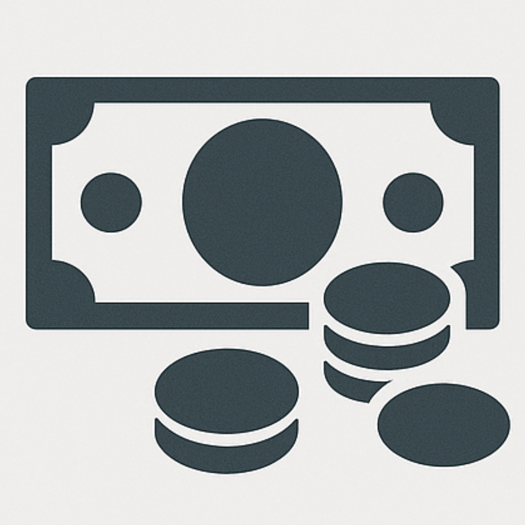 現金支払いのアイコン